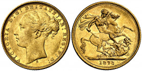 Australia. 1873. Victoria. S (Sydney). 1 libra. (Fr. 15) (Kr. 7). AU. 7,98 g. MBC+.