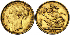 Australia. 1876. Victoria. S (Sydney). 1 libra. (Fr. 15) (Kr. 7). AU. 7,97 g. MBC-/MBC.