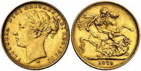 Australia. 1879. Victoria. M (Melbourne). 1 libra. (Fr. 16) (Kr. 7). AU. 7,97 g. MBC.