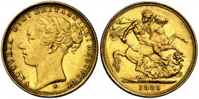 Australia. 1885. Victoria. S (Sydney). 1 libra. (Fr. 15) (Kr. 7). AU. 7,97 g. MBC+.