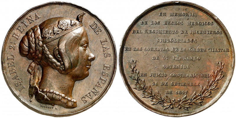 1847. Isabel II. Orden Militar de San Fernando. (V. 387) (V.Q. 14303) (Ruiz Trap...