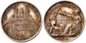 1878. Exposición Universal de París. Grabador: Sala. 3,15 g. Ø17 mm. EBC.