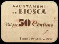 Biosca. 50 céntimos. (T. 518). Cartón. Escaso. MBC+.
