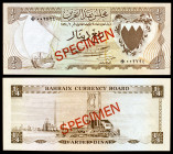 Bahréin. 1964. Caja de Conversión. 1/4 dinar. (Pick 2s). SPECIMEN. Ex Colección Suleiman 20/09/2018, nº 105. S/C.