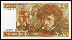 Francia. 1974. Banco de Francia. 10 francos. (Pick 150a). 7 de febrero, Hector Berlioz. EBC+.