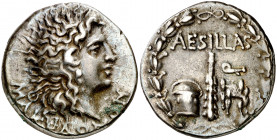 (93-87 a.C.). Macedonia. Tesalónica. Tetradracma. (S. 1463) (CNG. III, 1110). Ex ANE 20/05/1986, nº 68. 16,77 g. MBC.