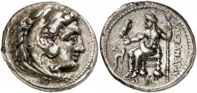 Imperio Macedonio. Alejandro III, Magno (336-323 a.C.). Tarso. Tetradracma. (S. 6717) (MJP. 3016). 16,44 g. MBC+.