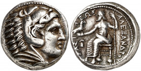 Imperio Macedonio. Alejandro III, Magno (336-323 a.C.). Macedonia. Tetradracma. (S. falta) (MJP. 113). 17,14 g. MBC+.