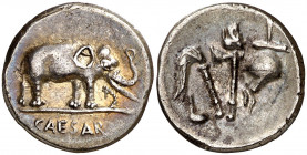 (49 a.C.). Julio César. Denario. (Spink 1399) (S. 49) (Craw. 443/1). 4 g. EBC-.