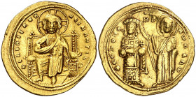 Romano III, Argiro (1028-1034). Constantinopla. Histamenon nomisma. (Ratto 1972) (S. 1819). 4,38 g. MBC+.