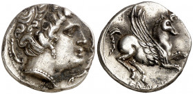 Emporiton (Sant Martí d'Empúries). Dracma. (FAB. 1108) (ACIP. 192). 4,73 g. EBC-.