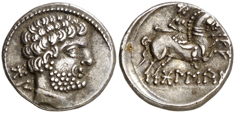 Bolscan (Huesca). Denario. (FAB. 1911) (ACIP. 1417). 4,13 g. EBC-.