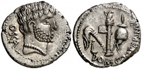 Osca (Huesca). Denario. (FAB. 1923) (ACIP. 1427) (Spink 1524) (Craw. 532/1). Atractiva. Rara. 3,26 g. EBC-.