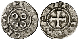 Vescomtat de Narbona. Berenguer (1019-1067). Narbona. Òbol. (Cru.V.S. falta) (Cru.Occitània 41) (Cru.C.G. 2023). Muy rara, sólo se acuñaron 415 ejempl...