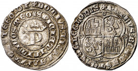 Pedro I (1350-1368). Burgos. Real. (AB. 378). Bella. Bonita pátina. Escasa así. 3,47 g. EBC.