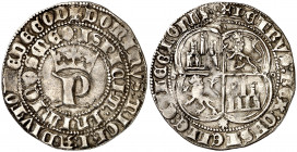 Pedro I (1350-1368). Coruña. Real. (AB. 379). 3,07 g. MBC+.