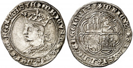 Enrique IV (1454-1474). Burgos. Real. (AB. 688.2). 3,23 g. MBC.