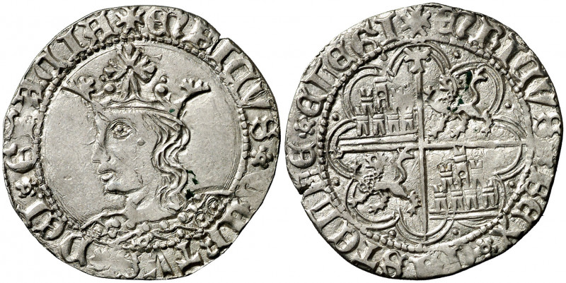Enrique IV (1454-1474). Toledo. Real de busto. (AB. 693). Ex Áureo & Calicó Sele...