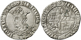 Enrique IV (1454-1474). Toledo. Real de busto. (AB. 693). Ex Áureo & Calicó Selección 2016, nº 94. Escasa y más así. 3,15 g. EBC-.