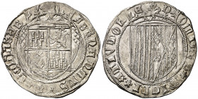 Reyes Católicos. Segovia. 1 real. (AC. 376). Anterior a la Pragmática. Bellísima. Ex Colección Isabel de Trastámara 13/12/2018, nº 621. Muy rara así. ...