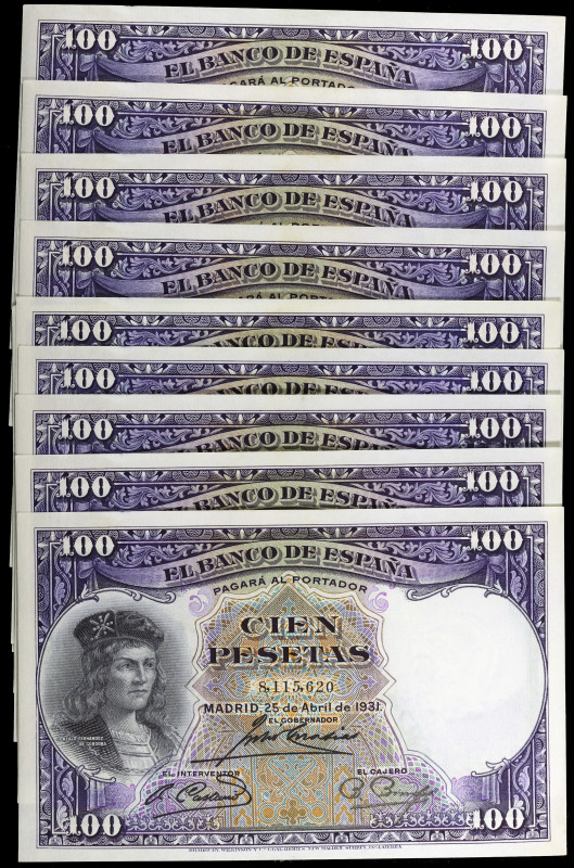 1931. 100 pesetas. (Ed. C11) (Ed. 360). 25 de abril, Fernández de Córdoba. 10 bi...