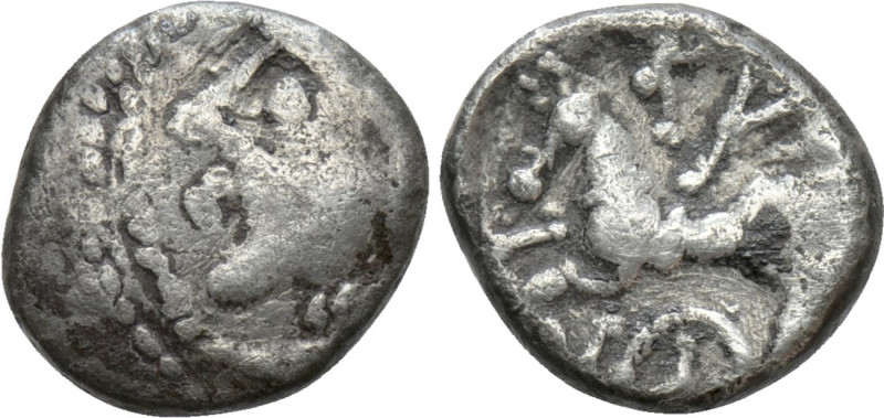WESTERN EUROPE. Central Gaul. Lingones. Quinarius (1st century BC). "Kaletedou" ...