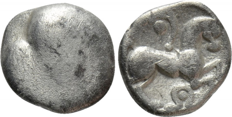 CENTRAL EUROPE. Boii. Obol (1st century BC). "Roseldorf I" type. 

Obv: Plain ...