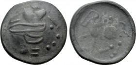 EASTERN EUROPE. Imitations of Philip II of Macedon (2nd century BC). 'Tetradrachm.' "Sattelkopfpferd" type