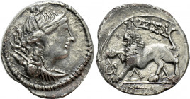 GALLIA. Massalia. Fourrée Drachm (Circa 130-121 BC)