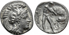 CALABRIA. Tarentum. Diobol (Circa 285-280 BC)