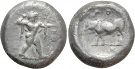 LUCANIA. Poseidonia. Nomos (Circa 470-445 BC)