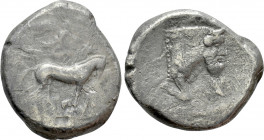 SICILY. Gela. Tetradrachm (Circa 420-415 BC)
