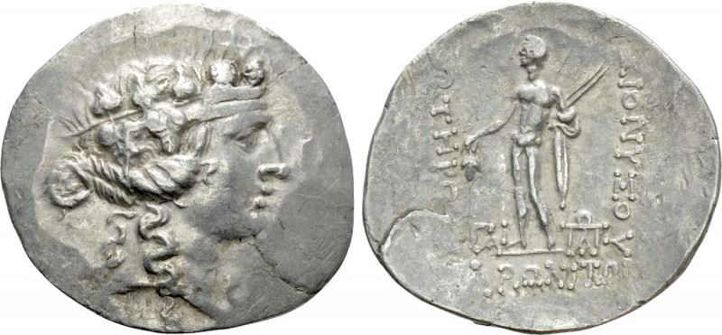 THRACE. Maroneia. Tetradrachm (Circa 189/8-49/5 BC). 

Obv: Wreathed head of D...