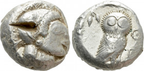 ATTICA. Athens. Tetradrachm (Circa 485-480 BC)