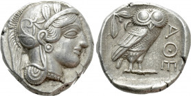 ATTICA. Athens. Tetradrachm (Circa 454-404 BC)