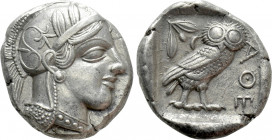 ATTICA. Athens. Tetradrachm (Circa 454-404 BC)