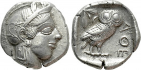 ATTICA. Athens. Tetradrachm (Circa 454-404 BC)