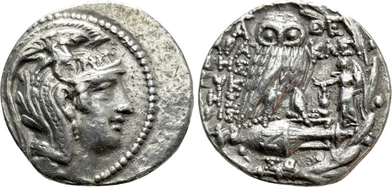 ATTICA. Athens. Tetradrachm (139/8 BC). New Style Coinage. Herakleides, Eikles a...