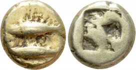 MYSIA. Kyzikos. EL Hemihekte (Circa 600-550 BC)