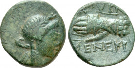 IONIA. Smyrna. Ae (75-50 BC). Menekr-, magistrate