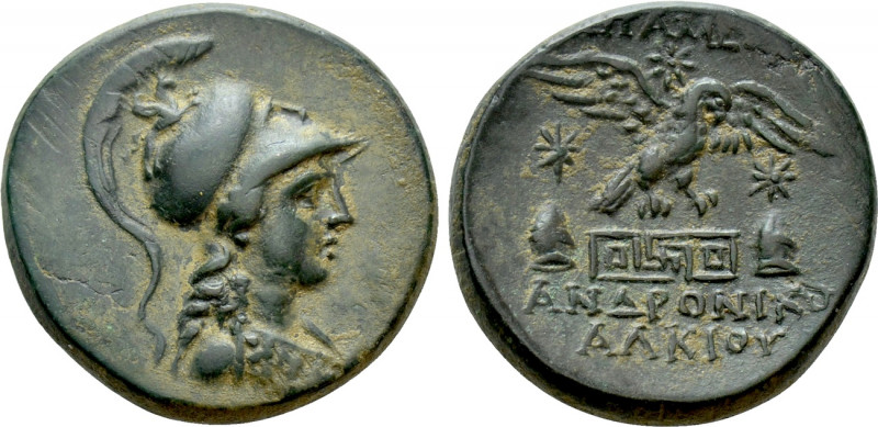PHRYGIA. Apameia. Ae (Circa 88-40 BC). Andronikos, son of Alkios, magistrate. 
...