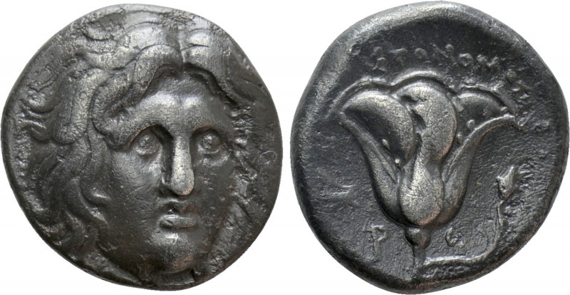 CARIA. Rhodes. Didrachm (Circa 275-250 BC). Aristonomos, magistrate. 

Obv: Ra...