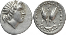 CARIA. Rhodes. Diobol (Circa 205-190 BC)
