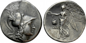 PAMPHYLIA. Side. Tetradrachm (Circa 205-100 BC). Dein-, magistrate