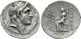 SELEUKID KINGDOM. Demetrios I Soter (162-150 BC). Tetradrachm. Antioch. Dated SE 161 (152/1 BC)