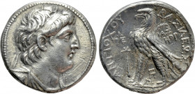 SELEUKID KINGDOM. Antiochos VII Euergetes (138-129 BC). Tetradrachm. Tyre. Dated SE 178 (135/4 BC)
