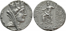 SELEUKIS & PIERIA. Laodicea ad Mare. Tetradrachm (78/7-17/6 BC). Dated CY 24 (58/7 BC)