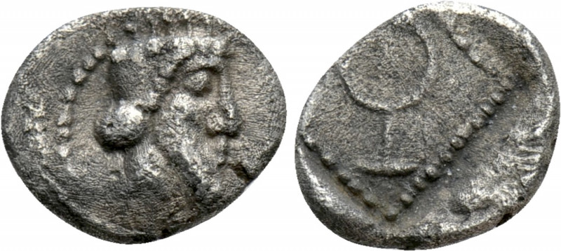 PHOENICIA. Uncertain mint. 1/12 Stater / Obol (Circa 5th century BC). 

Obv: B...