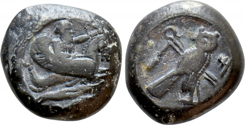 PHOENICIA. Tyre. Uncertain king (Circa 393-358 BC). Shekel. 

Obv: Deity, hold...