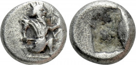 ACHAEMENID EMPIRE. Time of Artaxerxes II to Artaxerxes III (Circa 375-340 BC). 1/4 Siglos. Sardes